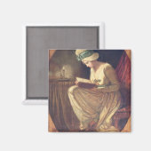 セレナ(油オンキャンバス) マグネット (正面/裏面)