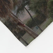 セレニかわいらしティ祈りの言葉パームツリーフォトデザイン フリースブランケット (角)