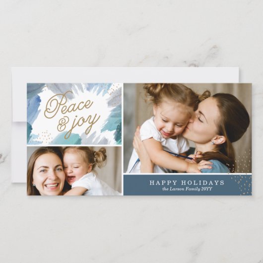 セレニアン ホリデー フォト カード (正面)