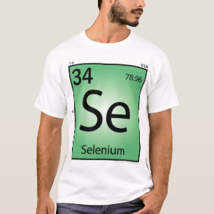 セレニウムの (Se)要素のTシャツ-前部だけ Tシャツ