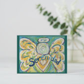 セレニダッドワードエンジェル感動的ハガキ ポストカード (スタンド正面)