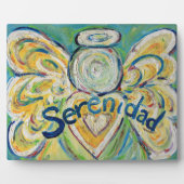 セレニダド感動的エンジェル絵画ズ詩プラーク フォトプラーク (正面)