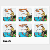 セレニティに逃げる：漁師の夢 スクエアシール (シート)