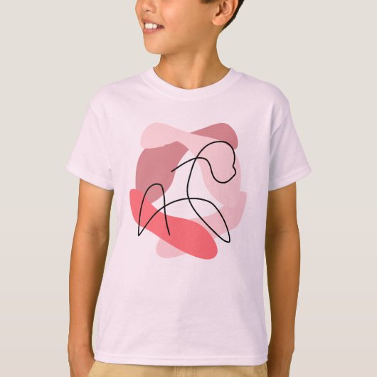 セレニティのシルエット：フリーホースの美しい Tシャツ (正面)