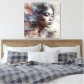 セレニティの囁き声：恵みの幻 キャンバスプリント (インサイチュ (寝室))