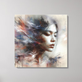 セレニティの囁き声：恵みの幻 キャンバスプリント