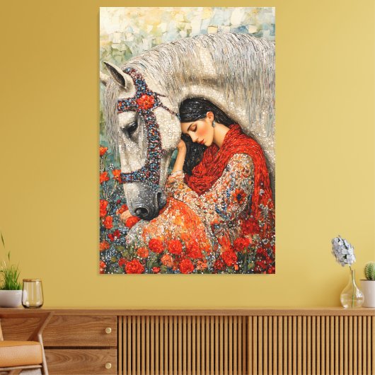 セレニティの囁き キャンバスプリント (インサイチュ (リビング))