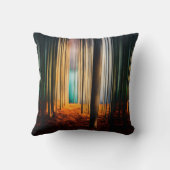 セレニティの囁き：抽象芸術の沈黙 クッション (裏面)