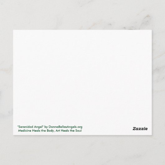 セレニティの天使のポストカード ポストカード (裏面)