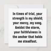 セレニティの賛歌 カード (裏面)