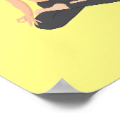 セレニティアクトセレディピティヨガバタフライラブ ポスター (角)