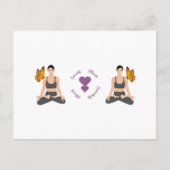 セレニティアクトセレディピティヨガバタフライラブ ポストカード (正面)