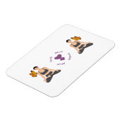 セレニティアクトセレディピティヨガバタフライラブ マグネット (左側)