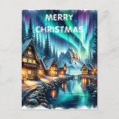 セレニティアットウォーターズエッジクリスマスカード ポストカード (正面)