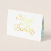 セレニティイングリーン抽象芸術フロー型枠 箔カード (正面)