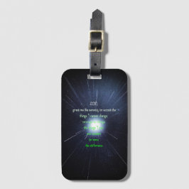 セレニティインスパイア祈りの言葉ヴィンテージ ラゲッジタグ