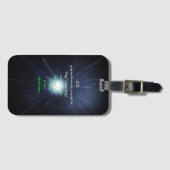 セレニティインスパイア祈りの言葉ヴィンテージ ラゲッジタグ (正面横)