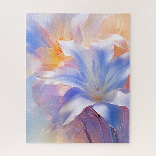 セレニティインパステルフローラアート ジグソーパズル (縦)