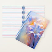 セレニティインパステルフローラアート ノートブック (内側)