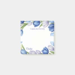 セレニティイン開花パステルチューリップフローラホームデコール ポストイット