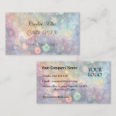 セレニティイ数々のンカラーパステルズコンテンツクリエーター 名刺 (正面/裏面)