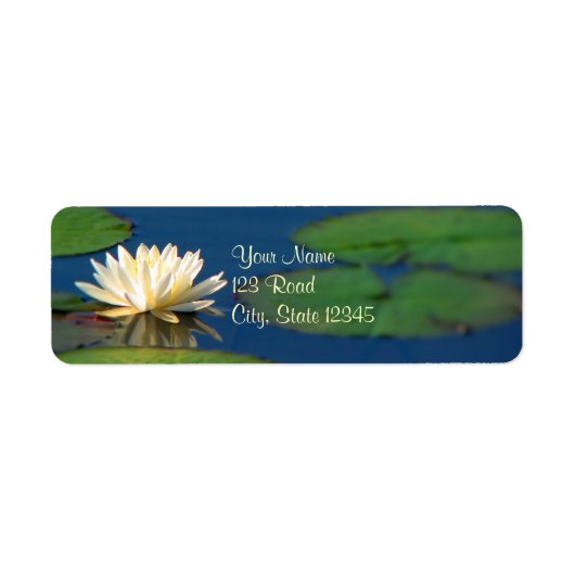 セレニティウォーターリリー ラベル (正面)