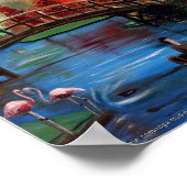 セレニティオイルペインティングポスター ポスター (角)