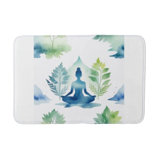 セレニティオーバーロータス バスマット (正面)