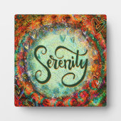 セレニティカラフルインスピリティかわいらしイーゼル フォトプラーク (正面)