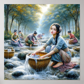 セレニティクリークランドリーポスター ポスター