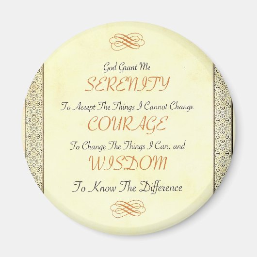 セレニティシューと金ゴールド縁ど マグネット (正面)