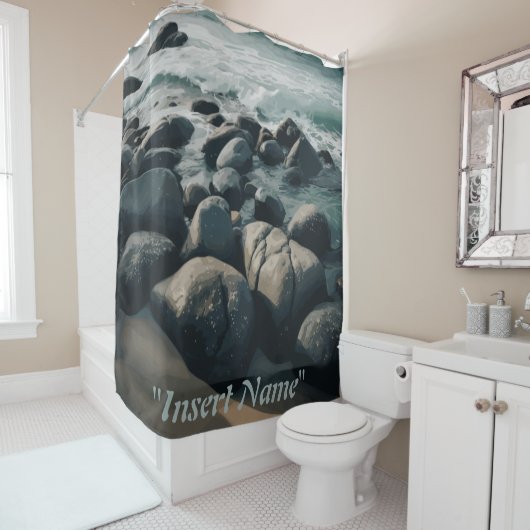 セレニティストーンズ シャワーカーテン (インサイチュ)