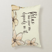 セレニティスパカスタムピロー アクセントクッション (正面(垂直))