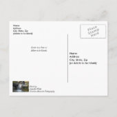 セレニティスパ考える滝ズオブユーハガキ ポストカード (裏面)