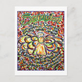 セレニティスペインの祈りの言葉エンジェルポストカード ポストカード (正面)