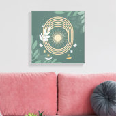 セレニティセージ：ボホミニマリズム キャンバスプリント (インサイチュ (リビング))