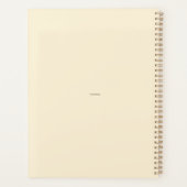 セレニティノートブックプランナー プランナー手帳 (裏面)