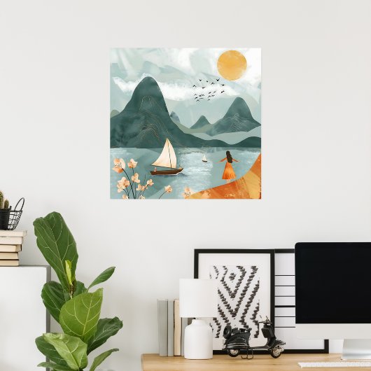 セレニティバイザシー ポスター (ホームオフィス)