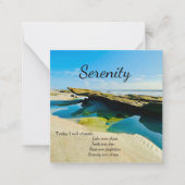 セレニティバース海辺のノテカード ノートカード (正面)