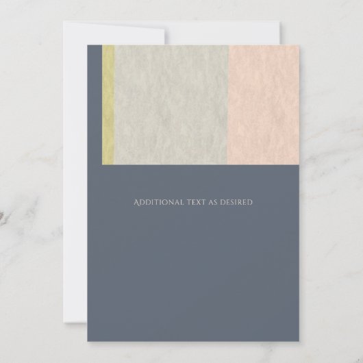 セレニティビテスタイポグラフィブライダルシャワー モダン 招待状 (裏面)