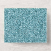 セレニティピティクリスタルブルー オールインワン招待状 (裏面)