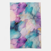 セレニティピティクリスタルブルー キッチンタオル (縦)