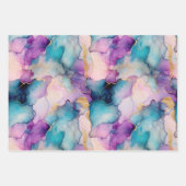 セレニティピティクリスタルブルー ラッピングペーパーシート (正面)