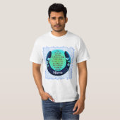 セレニティブルーホースシュー Tシャツ (正面フル)