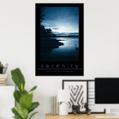 セレニティブルー ポスター (ホームオフィス)