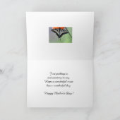 セレニティマザーズデイ折り畳みグリーティングカード カード (内部)