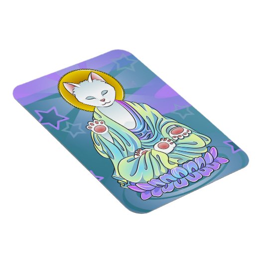 セレニティミオウ仏教猫マグネット マグネット (右側)