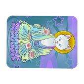 セレニティミオウ仏教猫マグネット マグネット (横)