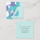 セレニティヨガインストラクター – ヨガプラクティス スクエア名刺 (正面/裏面)