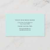 セレニティヨガインストラクター – ヨガプラクティス 名刺 (裏面)